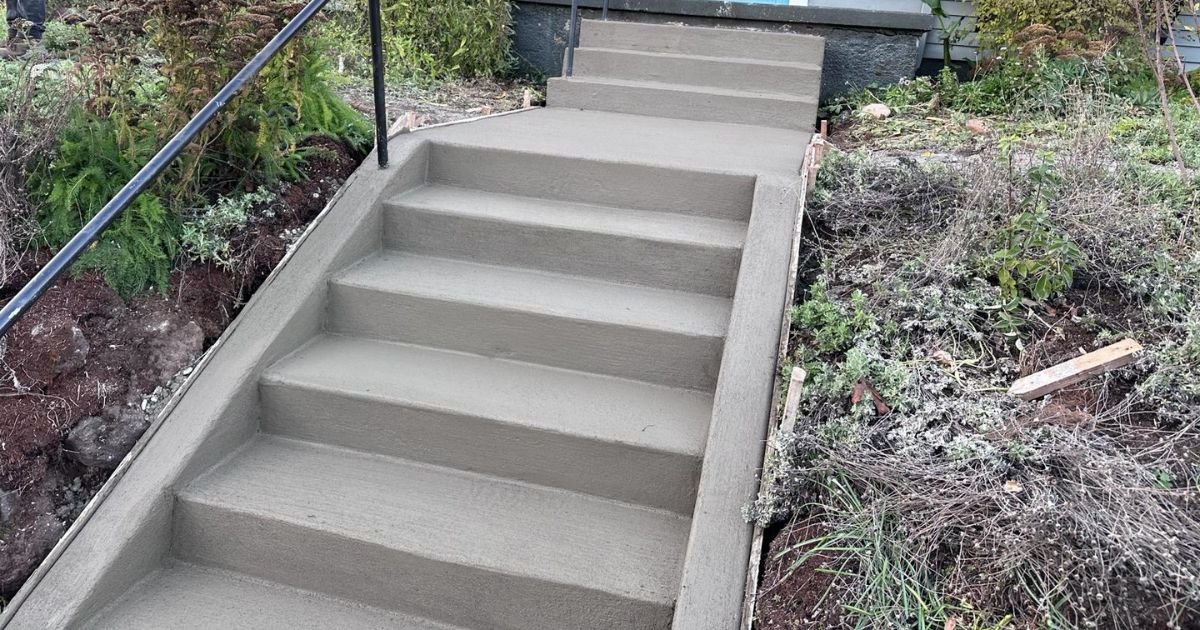 Precision Crafted Concrete Steps by JustFaith